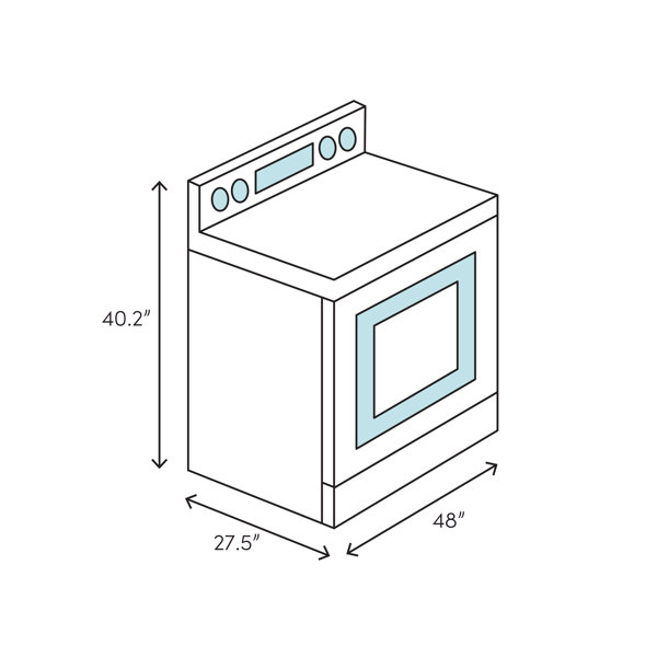 NXR Professional Ranges 48" 7.2 cu ft. Freestanding Gas Range with